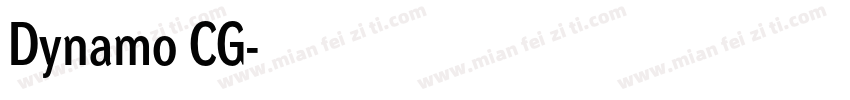 Dynamo CG字体转换